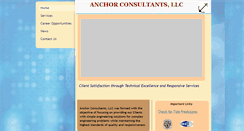 Desktop Screenshot of anchor-consultants.com